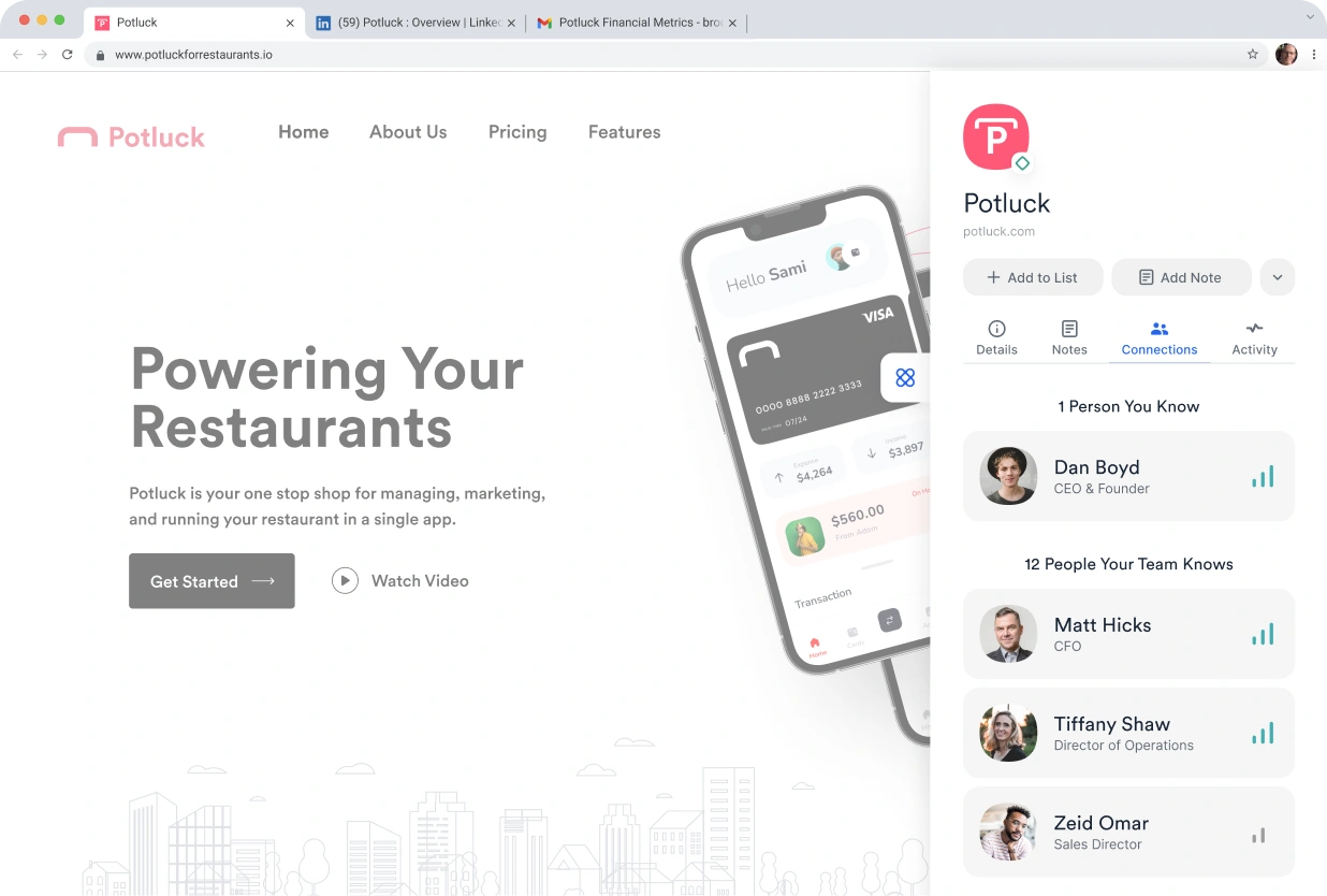 Product shot: Pathfinder chrome extension